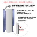 Moldes de Silicone Vela em Torcida Espiral