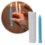 Moldes de Silicone Vela em Torcida Espiral