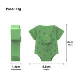 Molde de Silicone Roupa/Roupinha Body de Bebê Lembrancinha Batizado