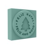 Molde de Silicone Barra Feliz Natal E Feliz Ano Novo
