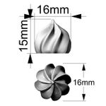 Molde de Silicone 7 Mini Suspiros Pequenos