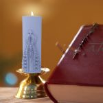 Forma de Silicone Mini Vela de Sete Dias Nossa Senhora Aparecida 3D