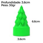 Molde de Silicone Arvore de Natal Geométrica Modelo 05