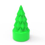 Molde de Silicone Arvore de Natal Geométrica Modelo 05