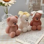 Forma de Silicone Urso Vela 8cm