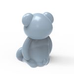 Forma de Silicone Urso Vela 8cm