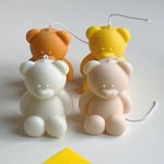 Forma de Silicone Urso Vela 8cm