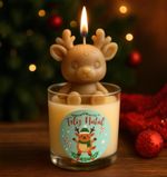 Forma de Silicone Rena Sentada para Velas e Sabonetes Artesanais