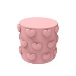 Forma de Silicone Mini Vela Com Coração Corações
