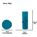 Forma de Silicone Mini Ogum Cilíndrico para Velas