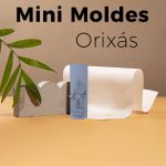 Forma de Silicone Mini Ogum Cilíndrico para Velas