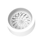 Molde de Silicone Redondo Flor Nature 3D