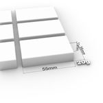 Molde de Silicone 9 Retângulos Pequeno