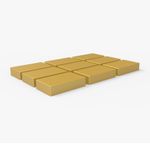 Molde de Silicone 9 Retângulos Pequeno