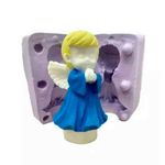 Molde de Silicone Anjo Menino Orando Mini Modelo 2