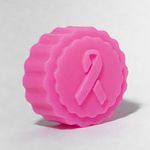 Molde de Silicone Outubro Rosa Decorado