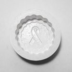 Molde de Silicone Outubro Rosa Decorado
