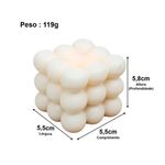 Molde de Silicone Cubo Grande Bolinhas