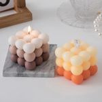Molde de Silicone Cubo Grande Bolinhas