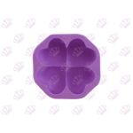 Molde de Silicone Trevo 4 Corações