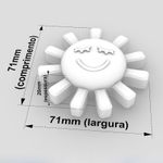 Molde Silicone Solzinho