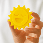 Molde de Silicone Sol Feliz Encaixe Lembrancinha 4Cav.