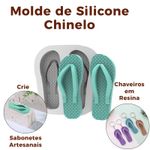 Molde de Silicone Chinelo Havaianas