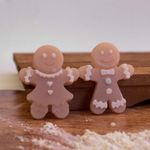 Molde de Silicone Casal Biscoito Natalino