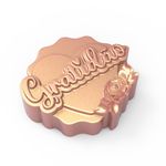 Molde de Silicone Coração Gratidão Lembrancinha