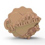 Molde de Silicone Coração Gratidão Lembrancinha