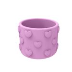 Forma de Silicone Mini Vaso Com Coração