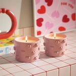 Forma de Silicone Mini Vaso Com Coração