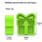 Molde de Silicone Kit Figuras Natalinas 15 Cavidades