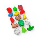 Molde de Silicone Kit Figuras Natalinas 15 Cavidades