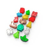 Molde de Silicone Kit Figuras Natalinas 15 Cavidades