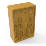 Molde de Silicone Barra Preto Velho