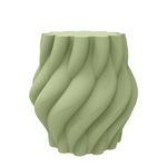 Molde de Silicone Vela cilíndrica geométrica torção