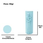 Forma de Silicone Mini Vela de Sete Dias Santo Antônio de Lisboa