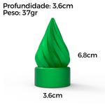Molde de Silicone Arvore de Natal Geométrica Modelo 01