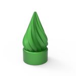 Molde de Silicone Arvore de Natal Geométrica Modelo 01