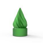 Molde de Silicone Arvore de Natal Geométrica Modelo 01