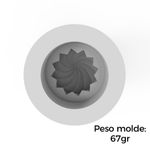 Molde de Silicone Arvore de Natal Geométrica Modelo 01