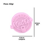 Molde Silicone Feliz Dia da Mulher