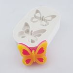 Molde Silicone Borboleta Encaixe