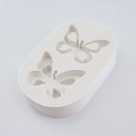 Molde Silicone Borboleta Encaixe