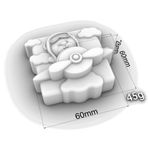 Molde de Silicone Ursinho Aviador Masculino