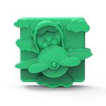 Molde de Silicone Ursinho Aviador Masculino