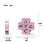 Molde de Silicone Coração Em Trevo- Amor