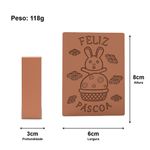 Molde de Silicone Barra Coelhinho e Chocolates