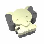 Molde de Silicone Elefantinho Encaixe Lembrancinha